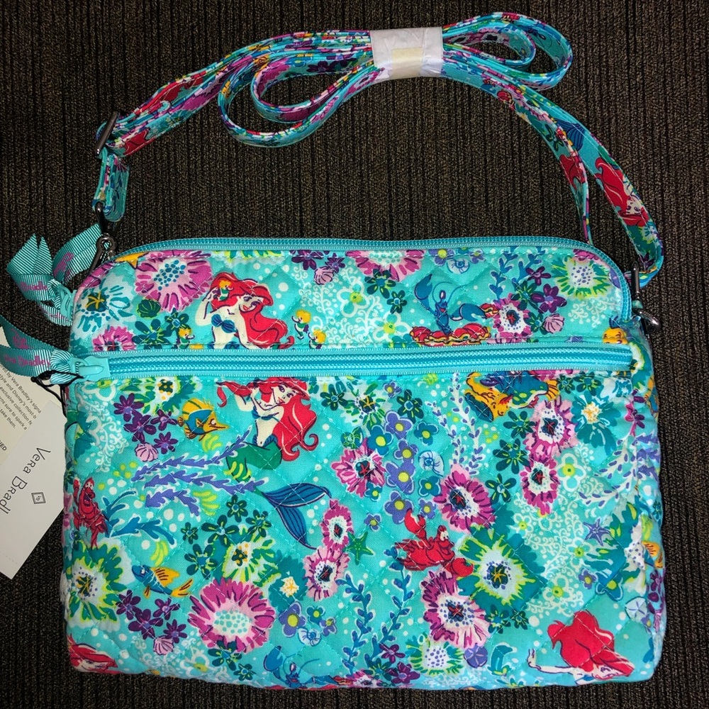 Triple Compartment Crossbody - Ariel Floral